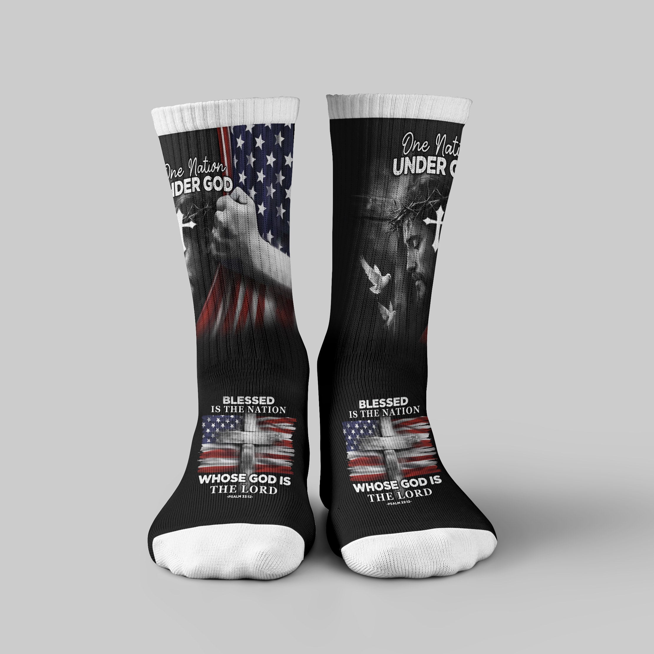 “Blessed Nation” Socks