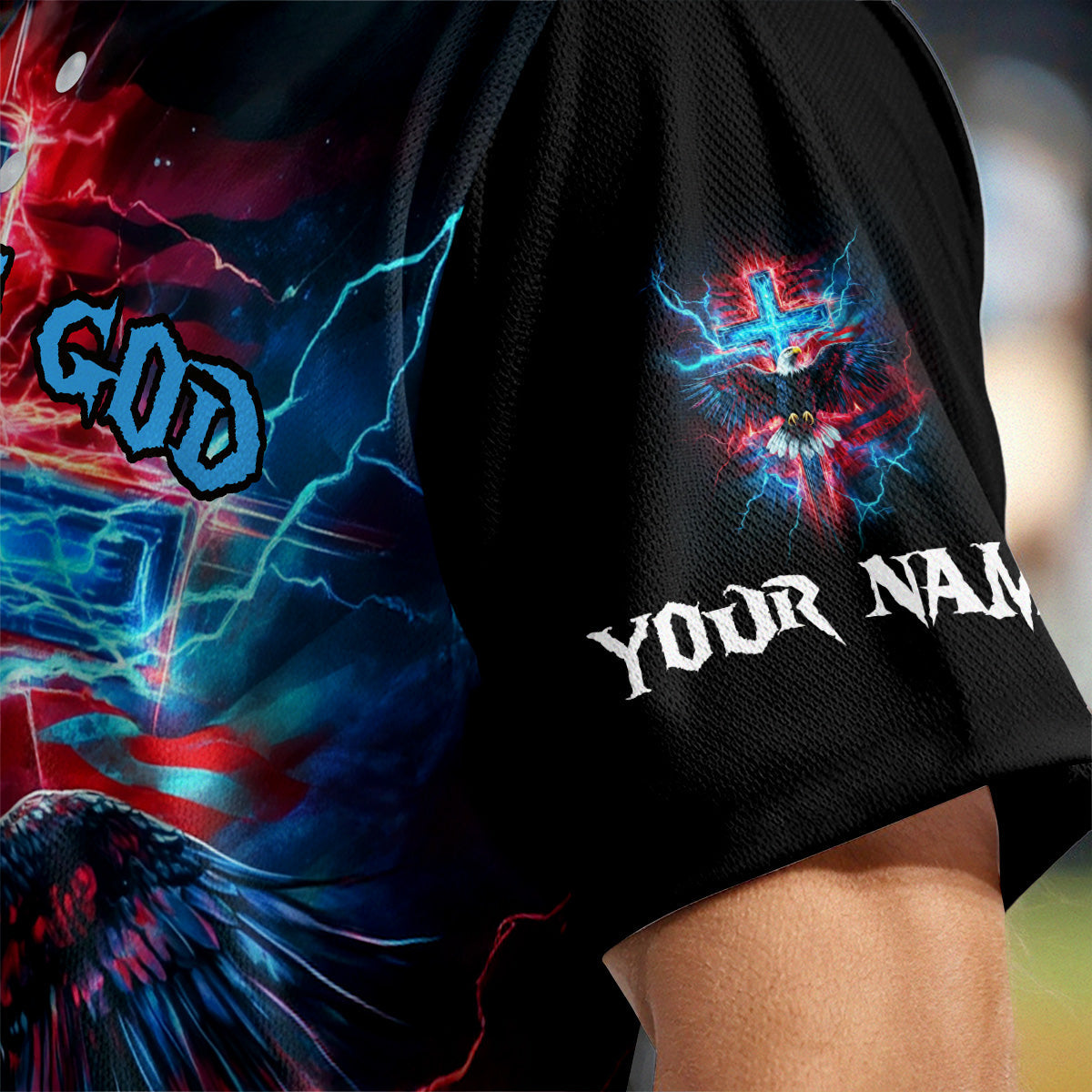 No Matter The Storm Custom Name Baseball Jersey