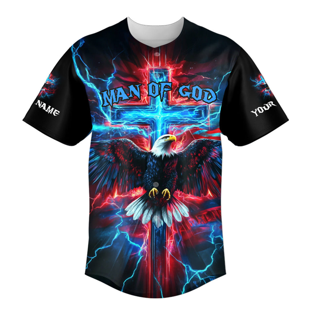 No Matter The Storm Custom Name Baseball Jersey