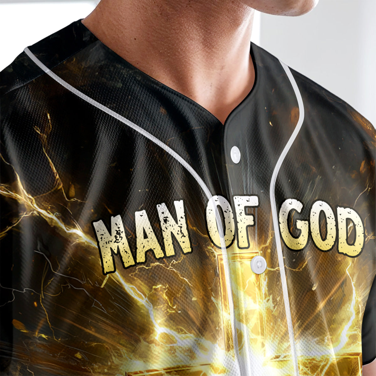 Lord Stood With Me Custom Name Baseball Jersey
