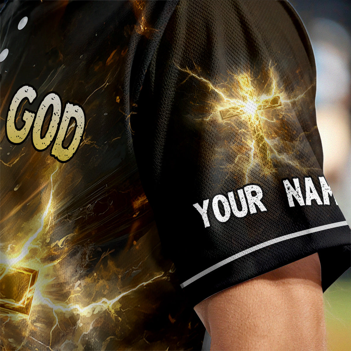 Lord Stood With Me Custom Name Baseball Jersey