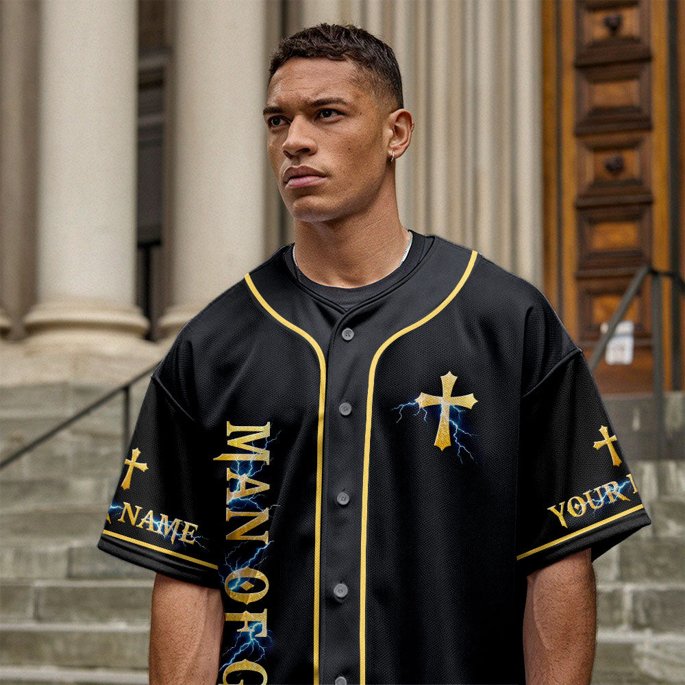 My Soul Is Protected By The Armor Of Faith Warrior Custom Name Baseball Jersey