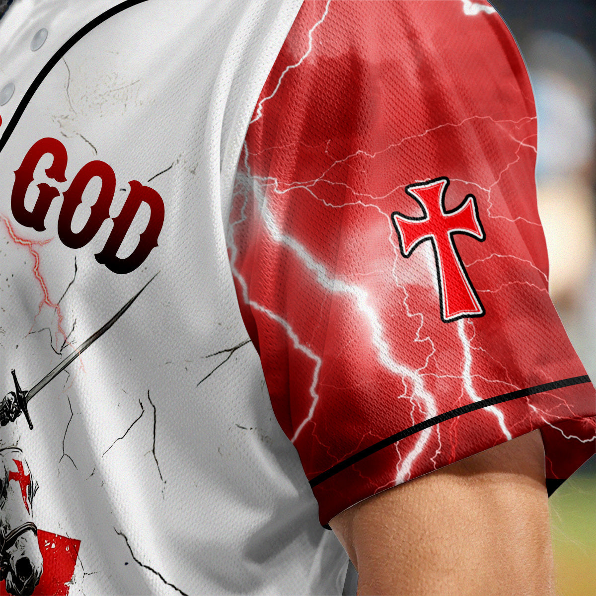 Man Of God Baseball Jersey