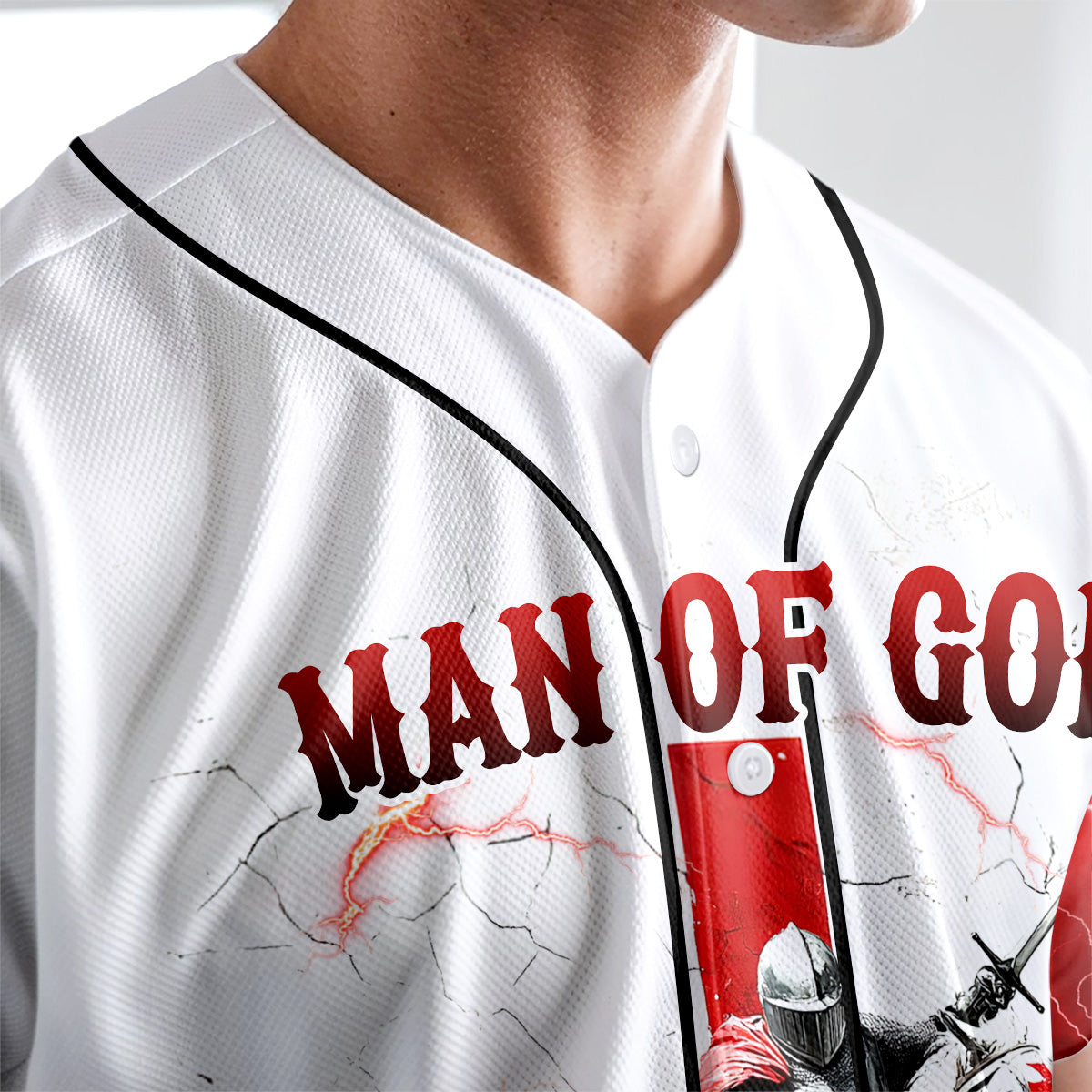 Man Of God Baseball Jersey