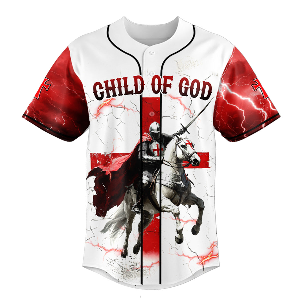 Man Of God Baseball Jersey