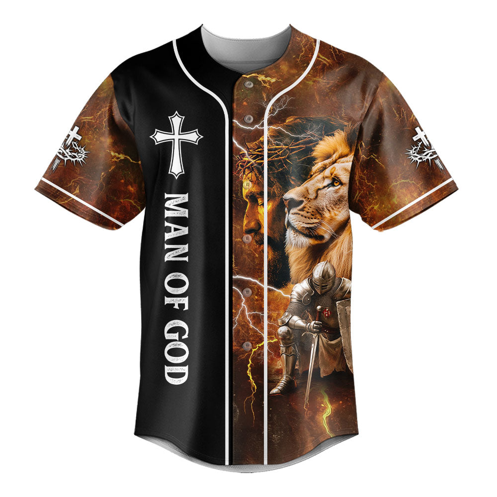Man Of God Baseball Jersey