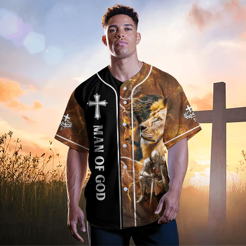Man Of God Baseball Jersey