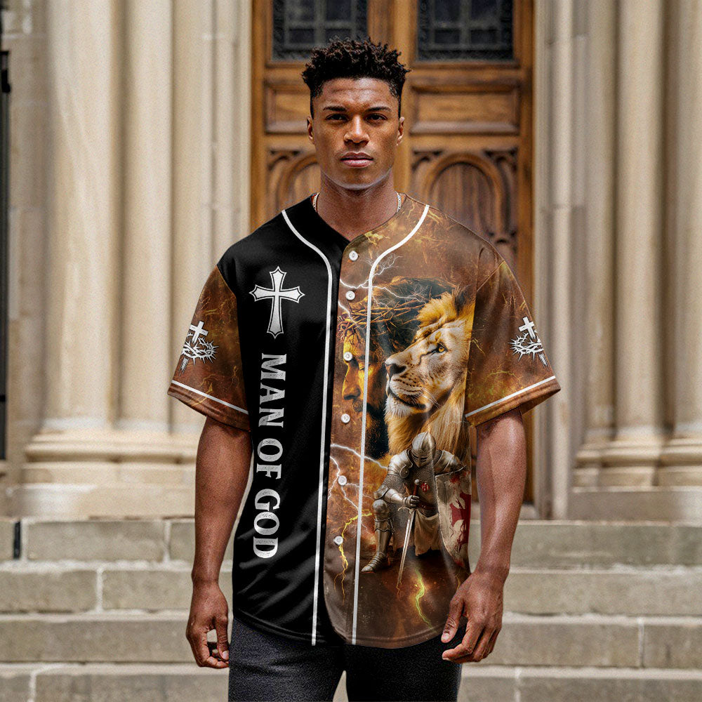 Man Of God Baseball Jersey