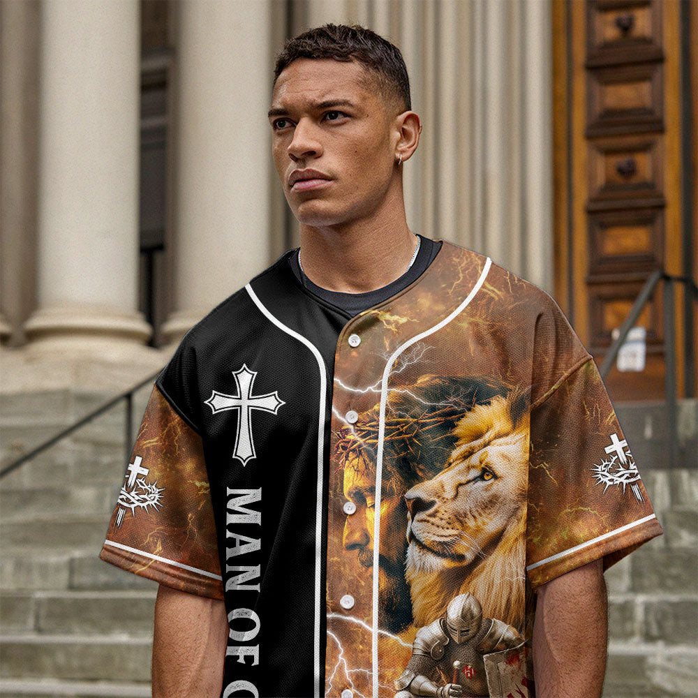 Man Of God Baseball Jersey