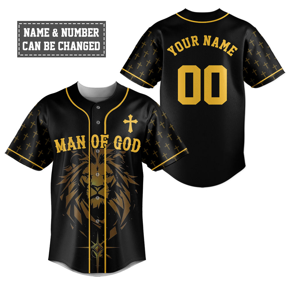 Man Of God Baseball Jersey