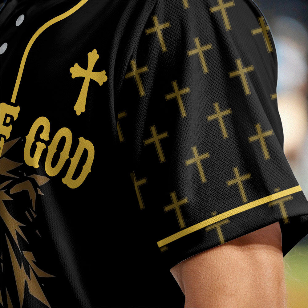 Man Of God Baseball Jersey