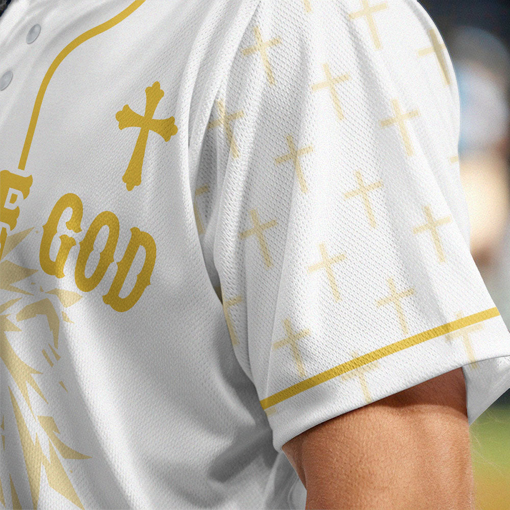 Man Of God Baseball Jersey
