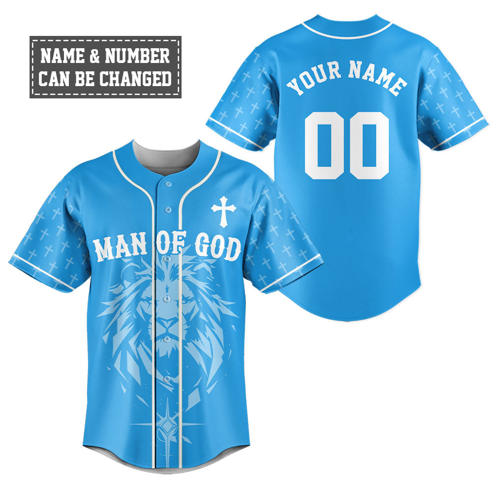 Man Of God Baseball Jersey