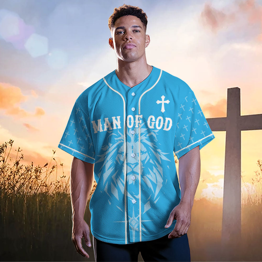 Man Of God Baseball Jersey