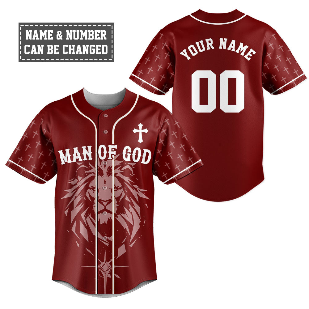 Man Of God Baseball Jersey