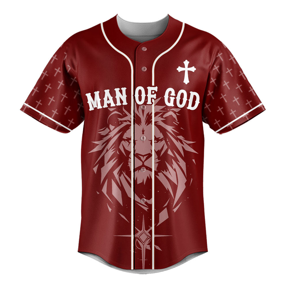 Man Of God Baseball Jersey