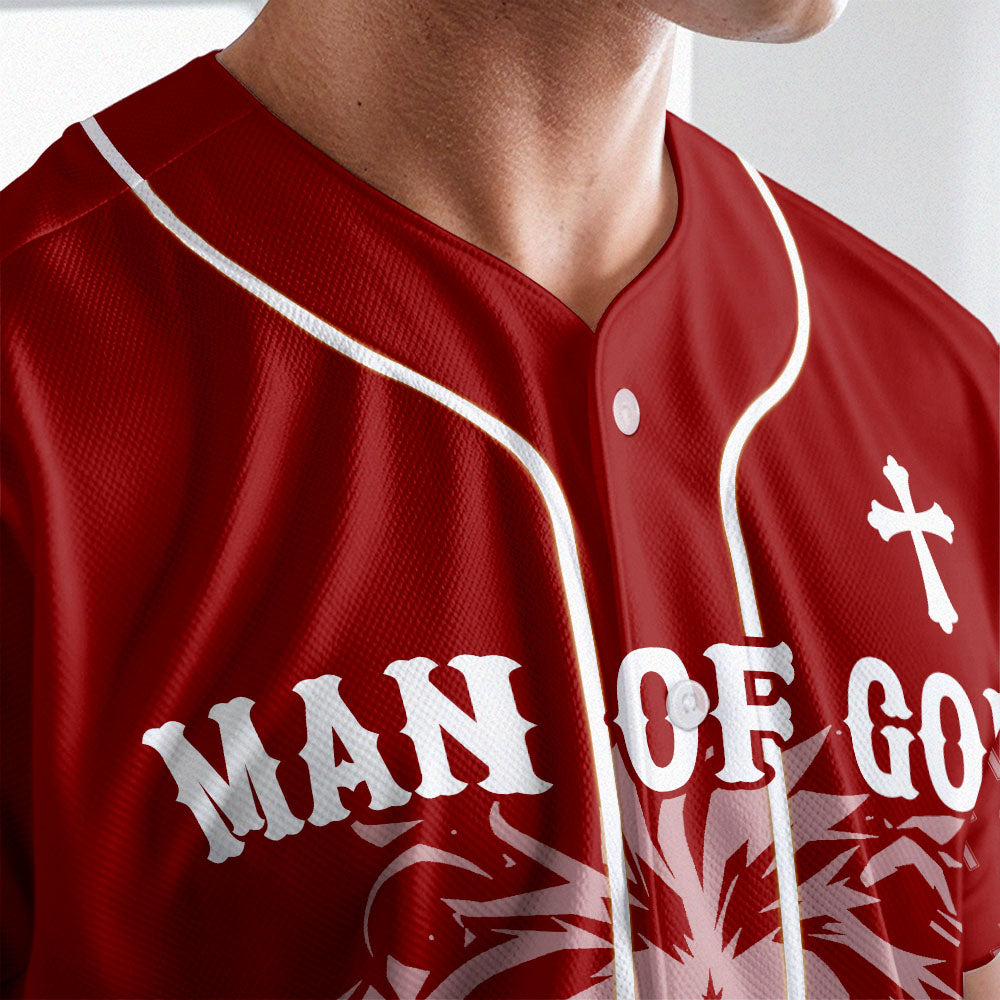 Man Of God Baseball Jersey