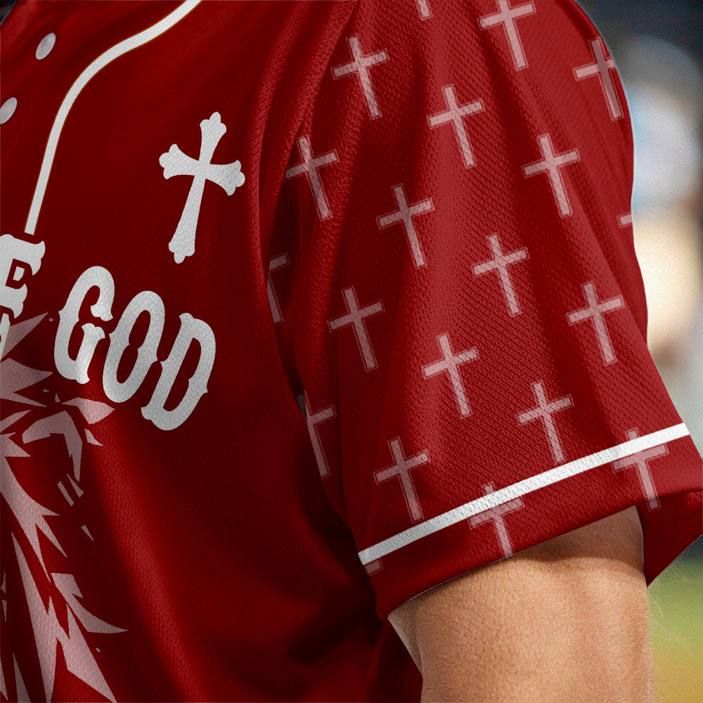 Man Of God Baseball Jersey