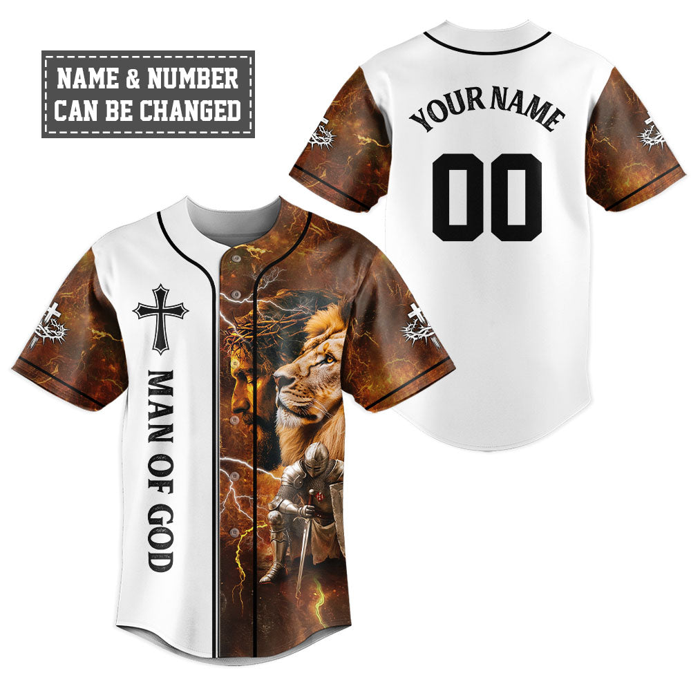 Man Of God Baseball Jersey