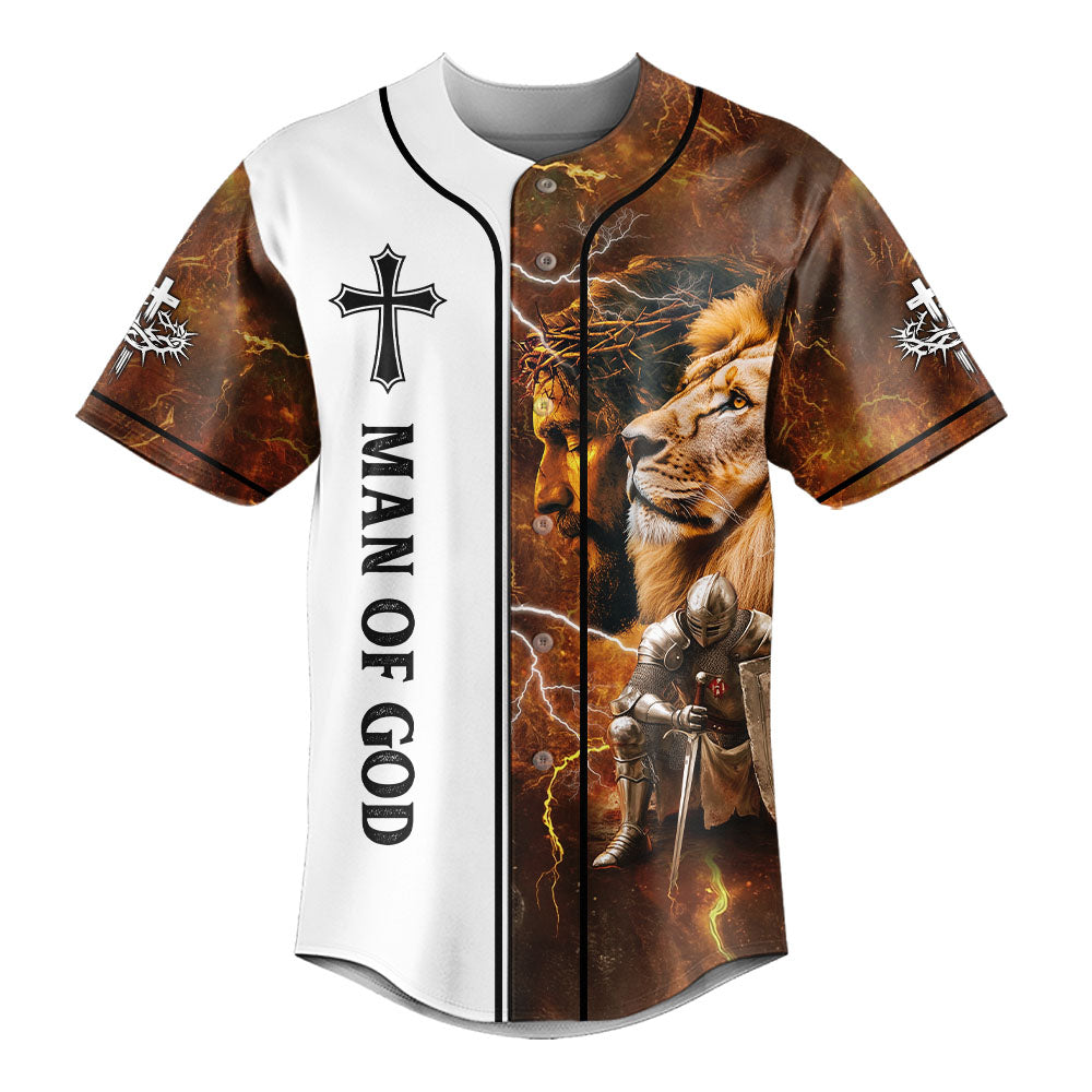 Man Of God Baseball Jersey