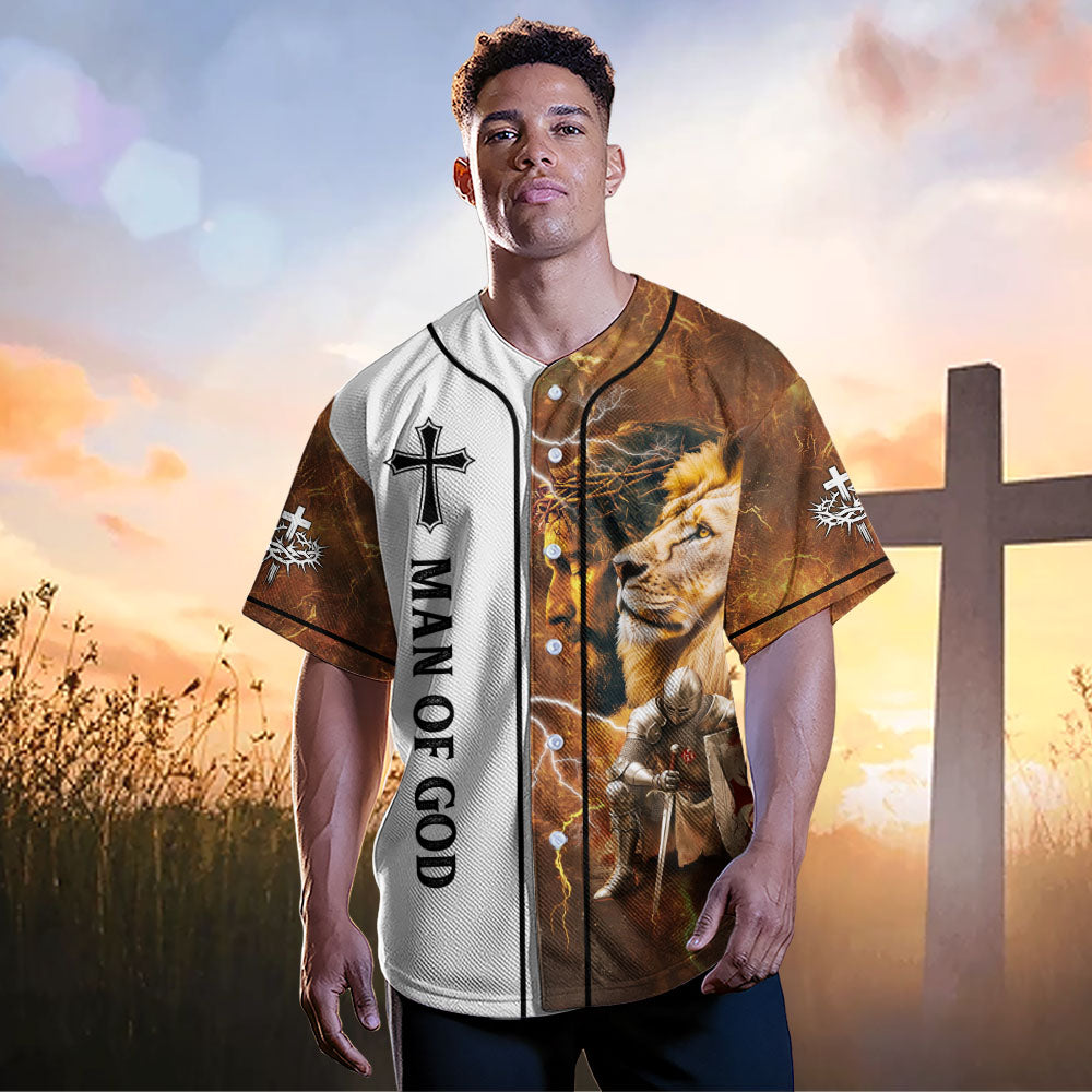 Man Of God Baseball Jersey