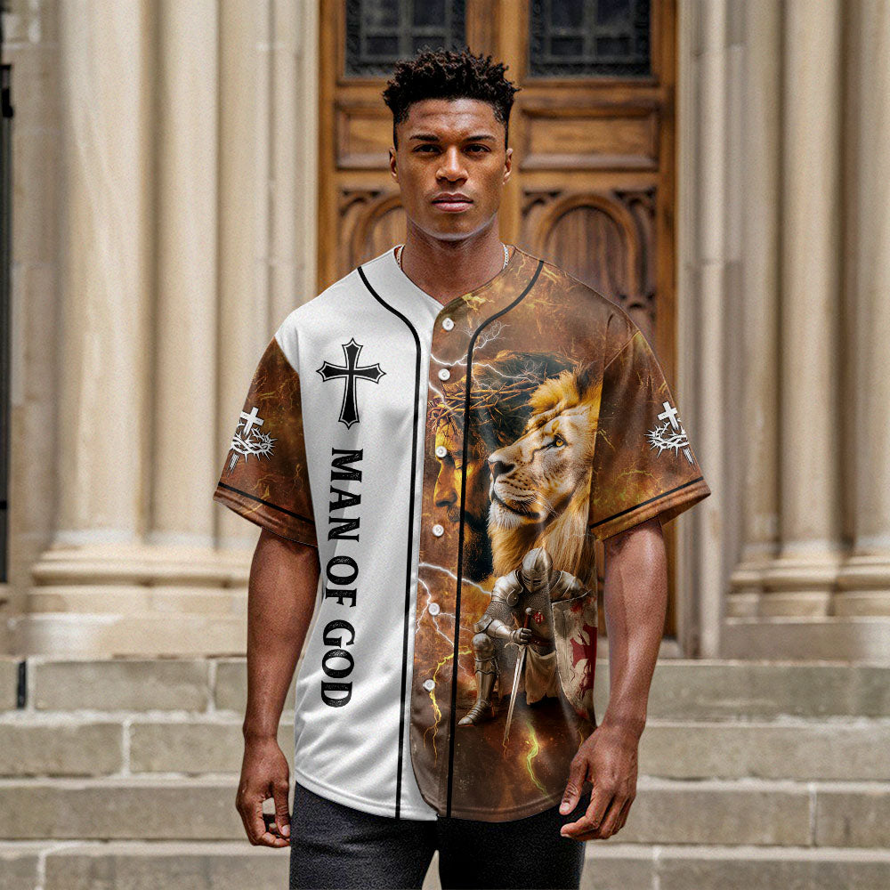 Man Of God Baseball Jersey