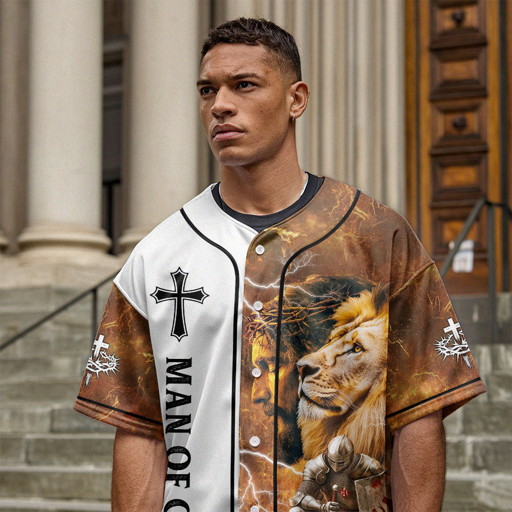 Man Of God Baseball Jersey