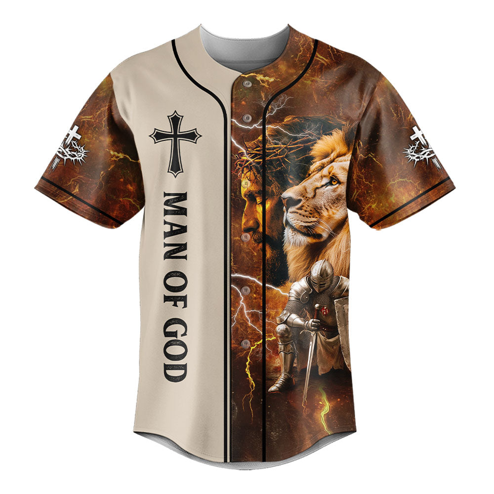 Man Of God Baseball Jersey