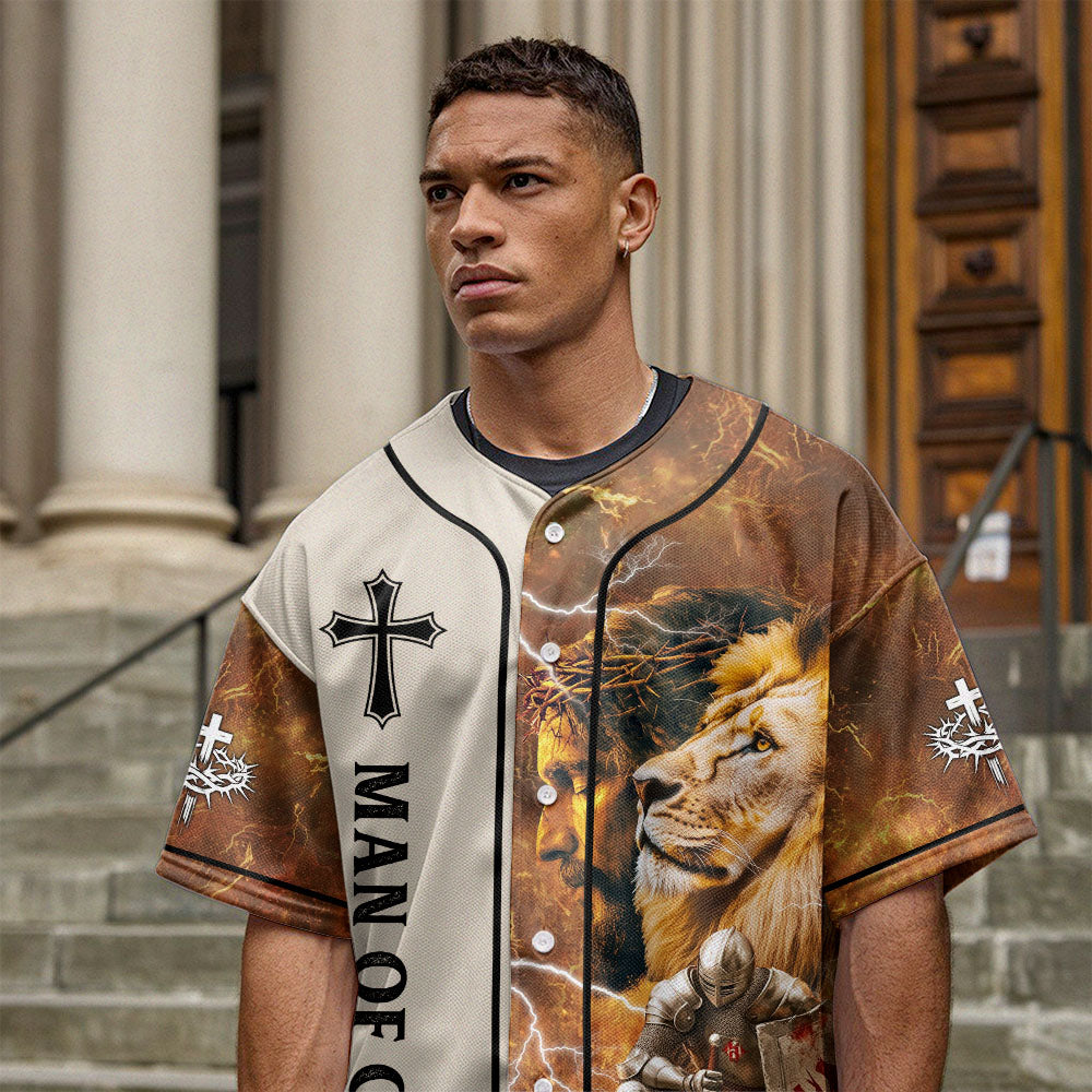 Man Of God Baseball Jersey
