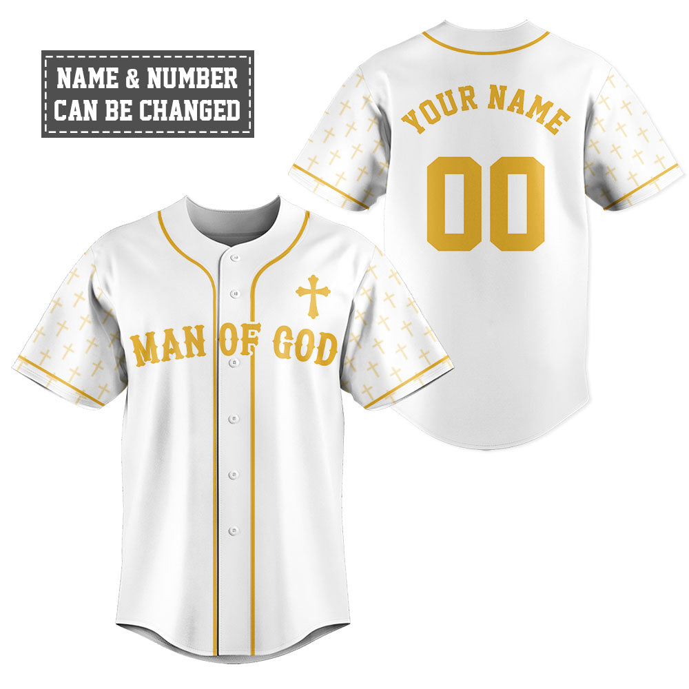 Man Of God Baseball Jersey