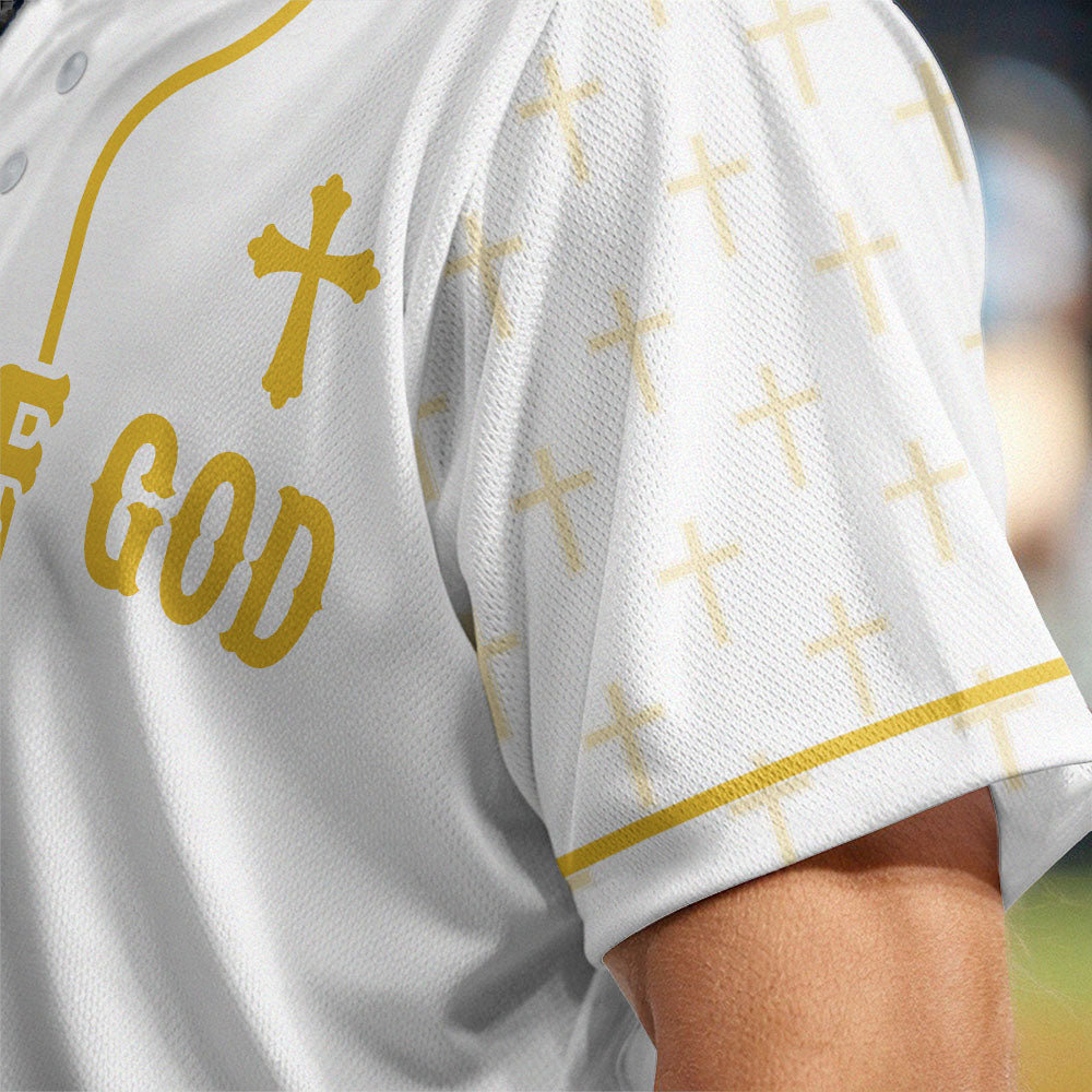 Man Of God Baseball Jersey
