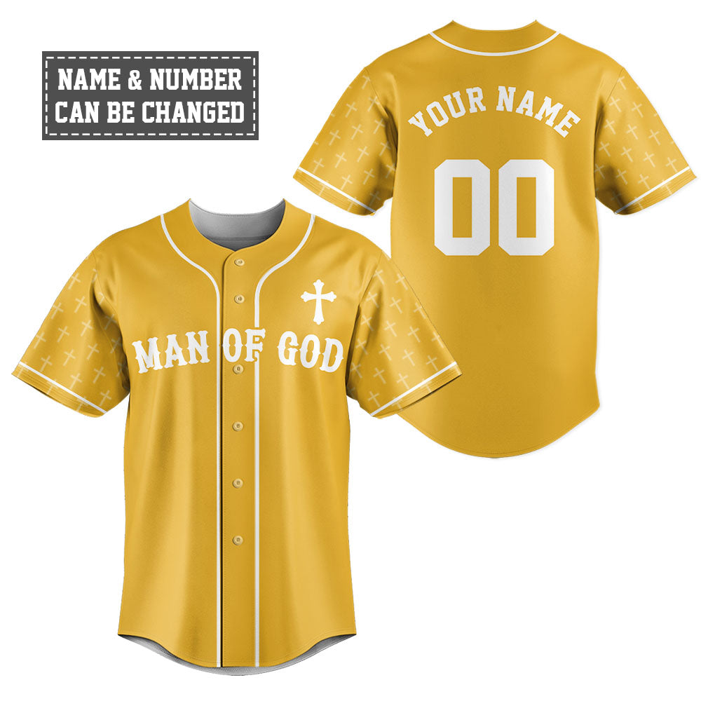 Man Of God Baseball Jersey