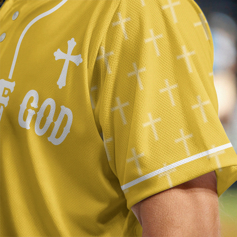 Man Of God Baseball Jersey