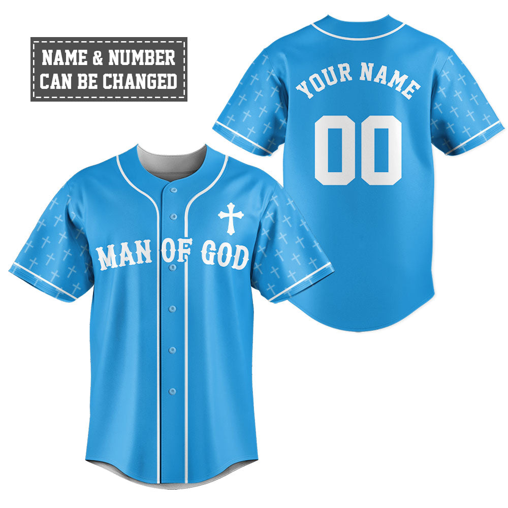 Man Of God Baseball Jersey