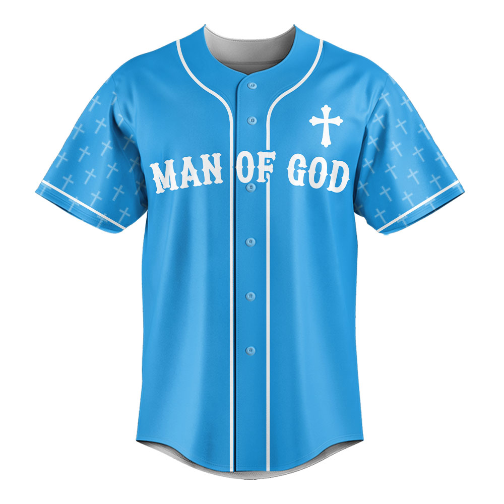 Man Of God Baseball Jersey