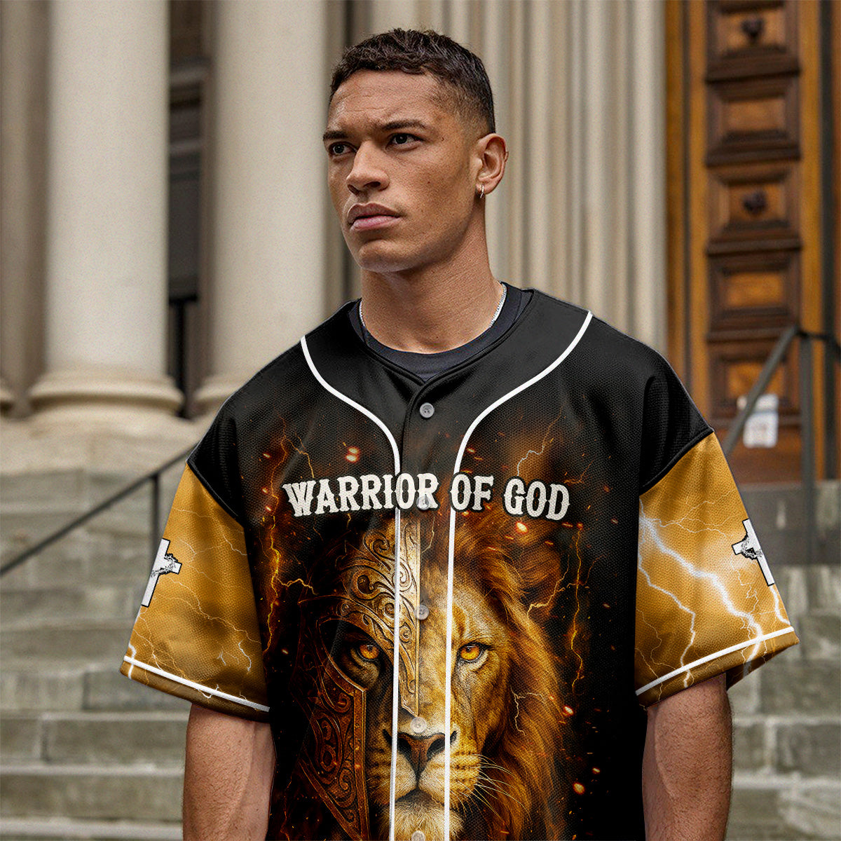 Warrior Of God Baseball Jersey