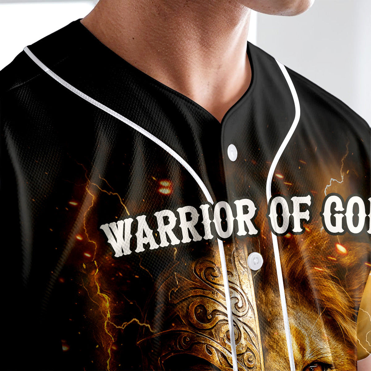 Warrior Of God Baseball Jersey