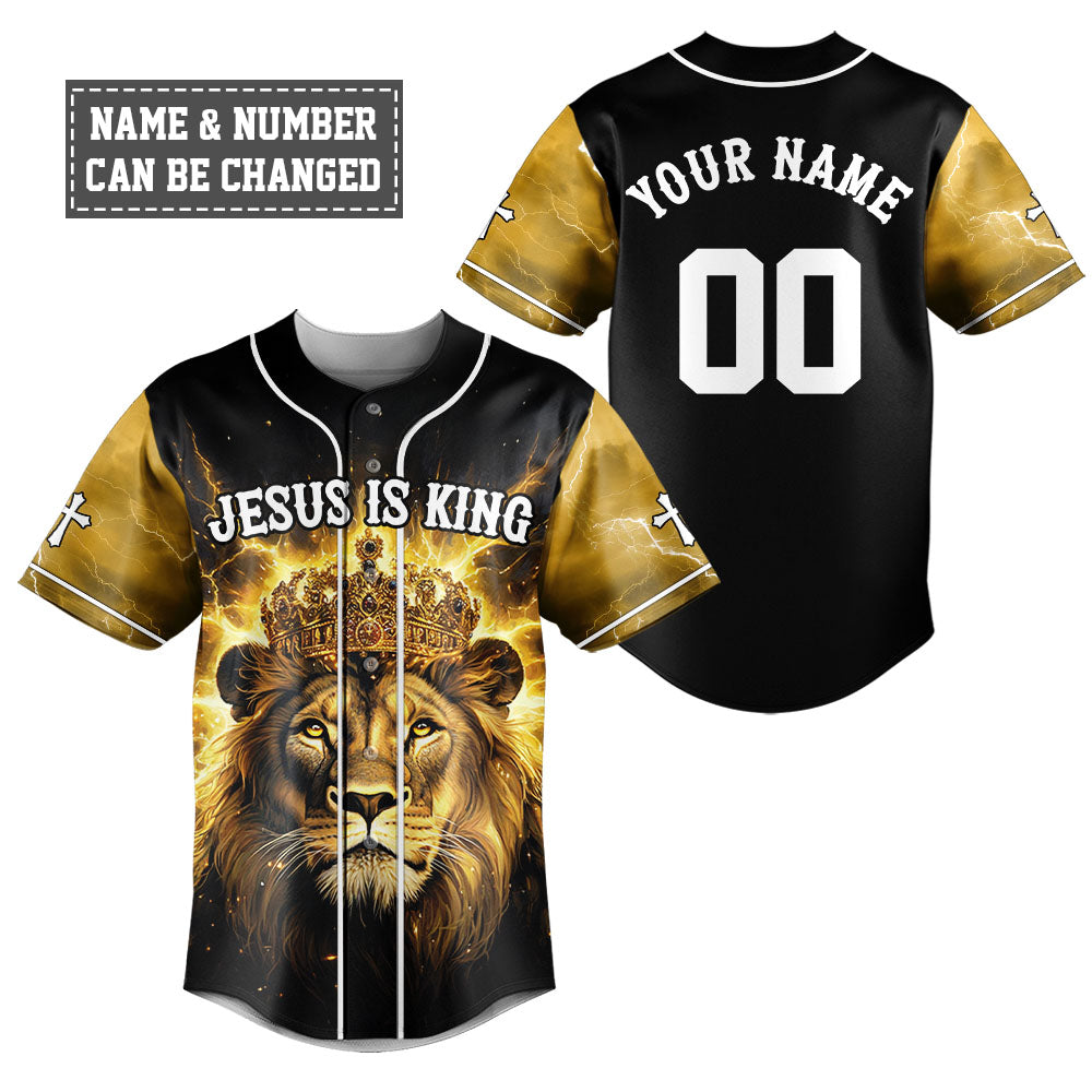 Jesus Is King Baseball Jersey