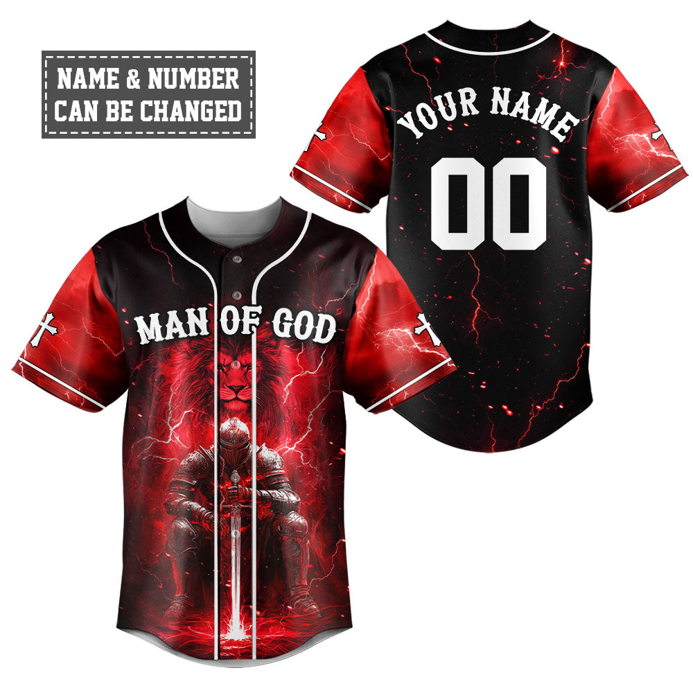 Man of God Baseball Jersey