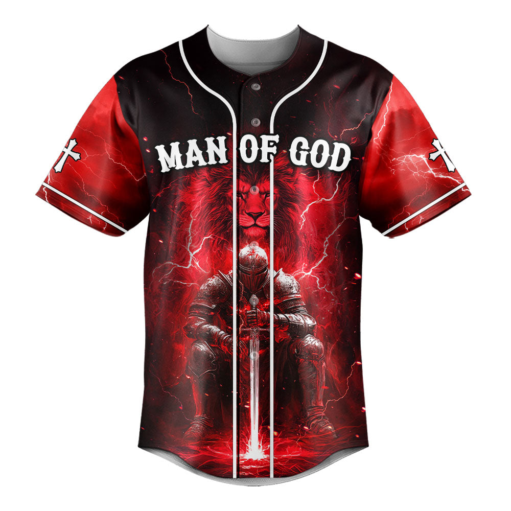 Man of God Baseball Jersey