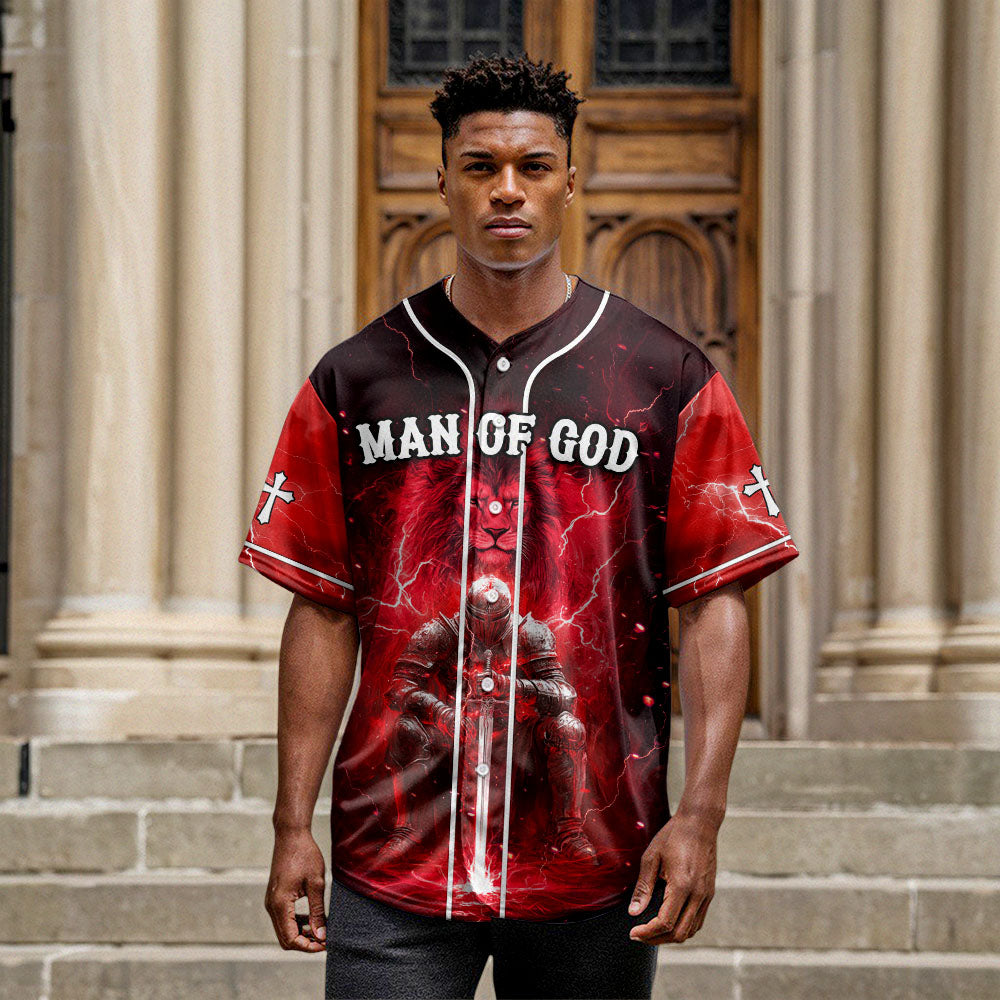 Man of God Baseball Jersey
