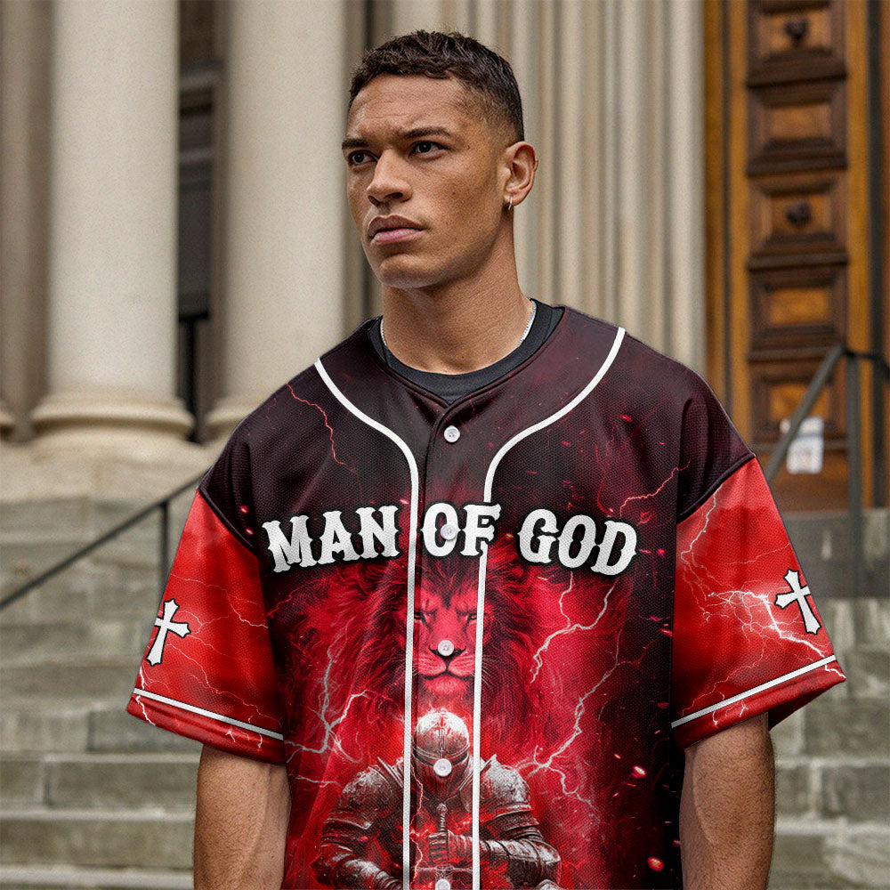 Man of God Baseball Jersey