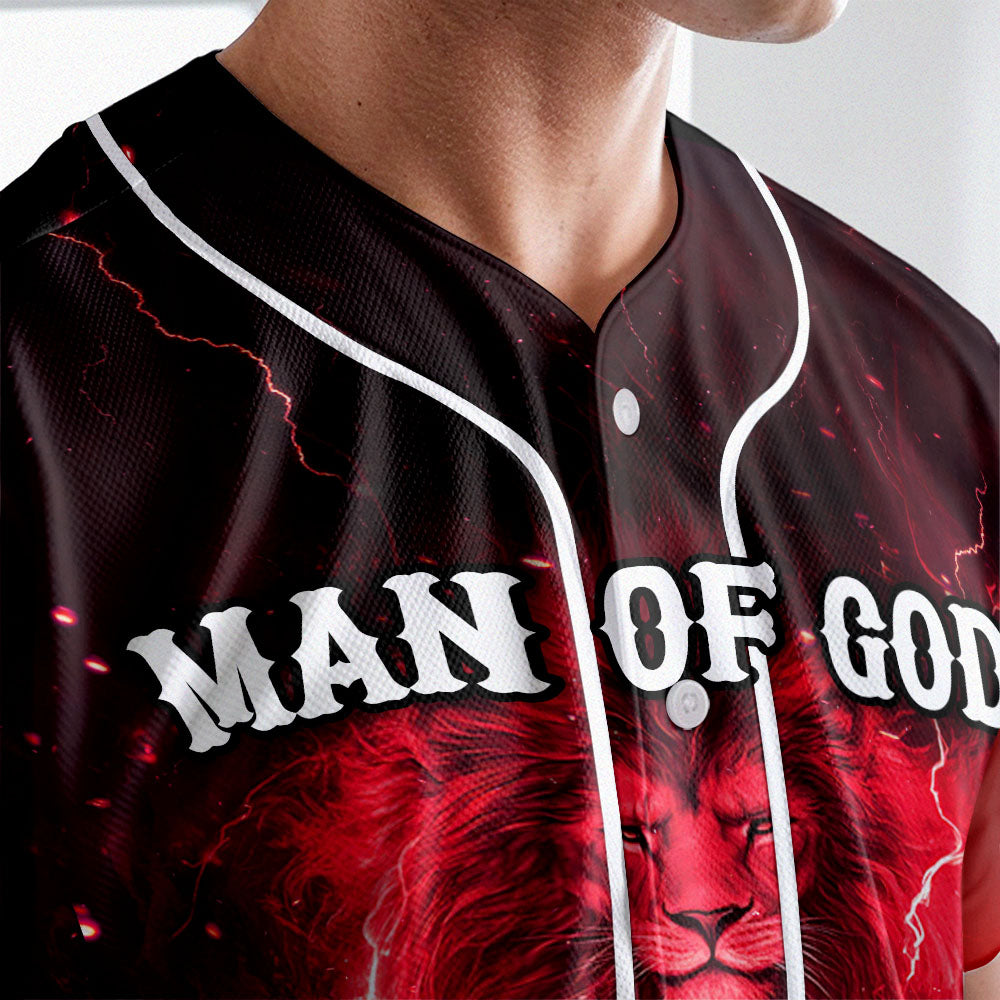 Man of God Baseball Jersey