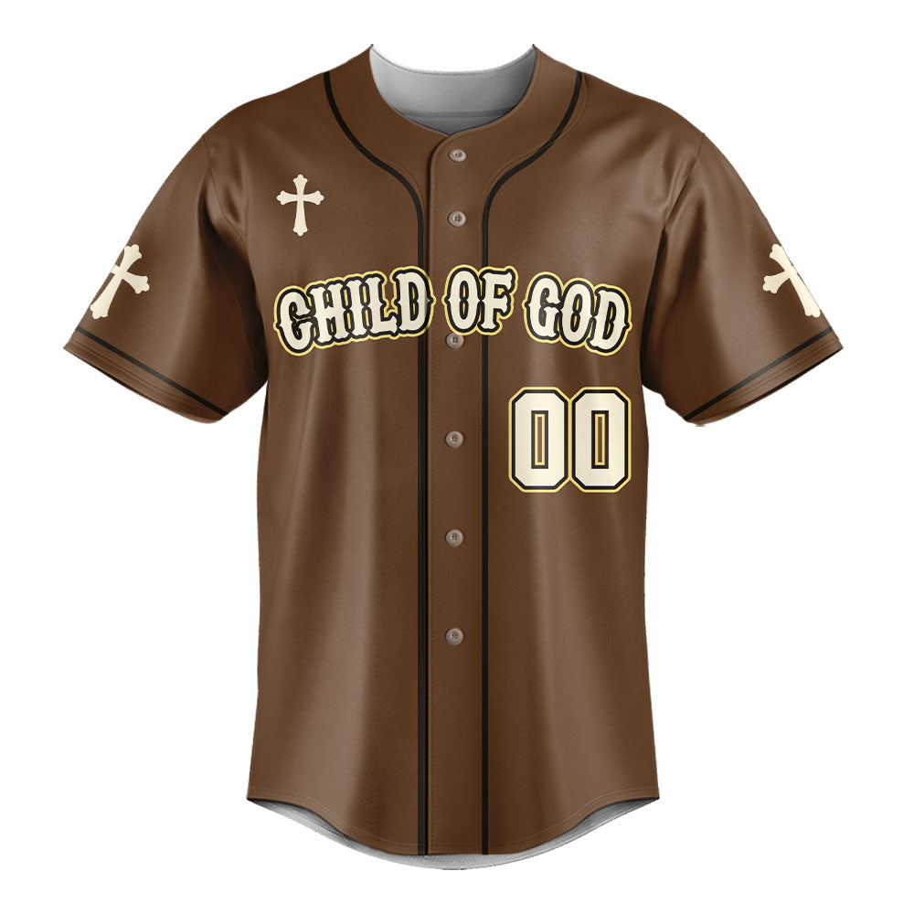 Child Of God  Baseball Jersey
