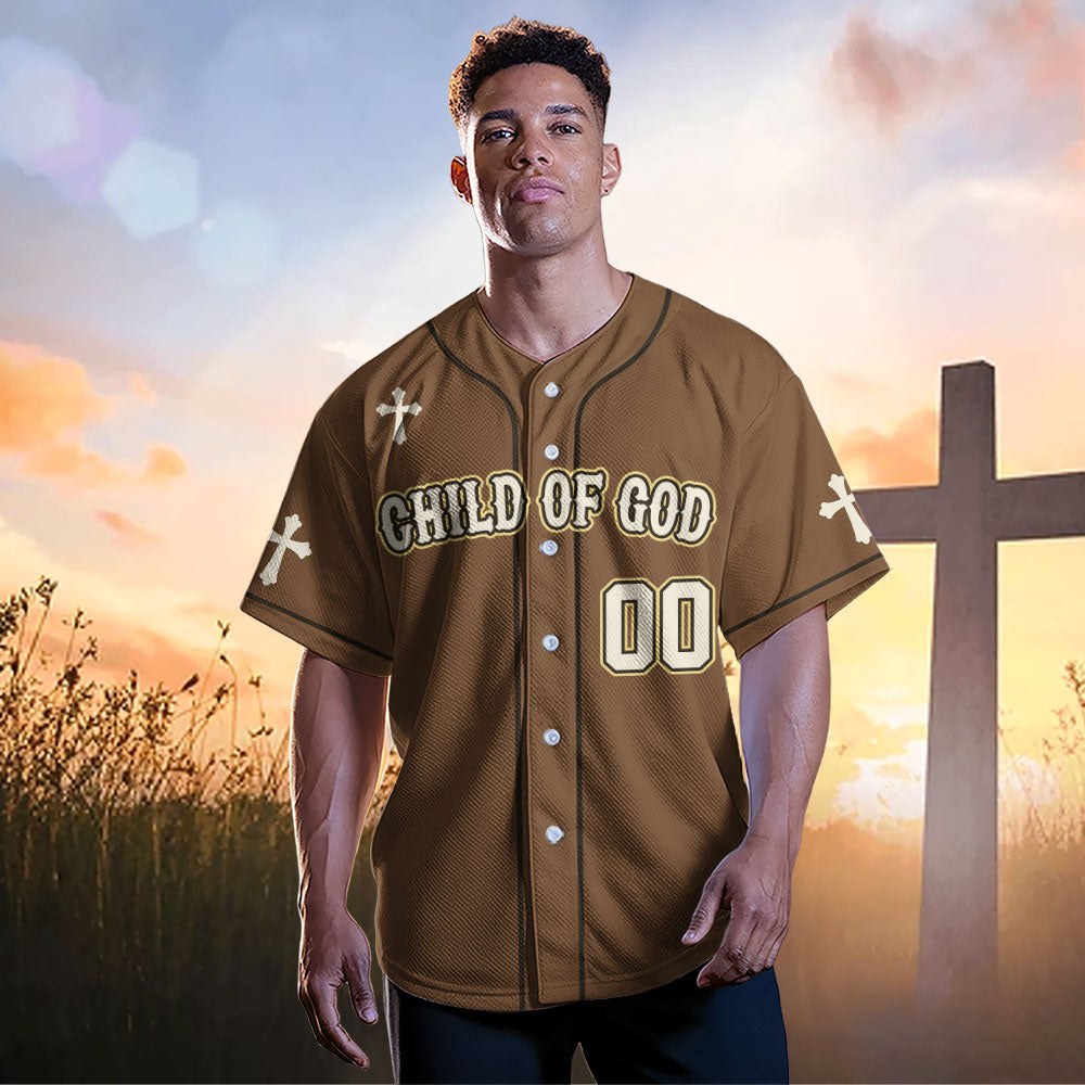Child Of God  Baseball Jersey