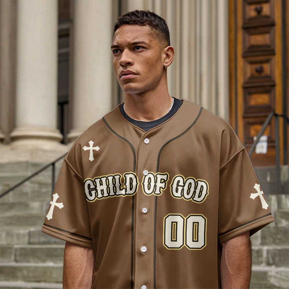 Child Of God  Baseball Jersey