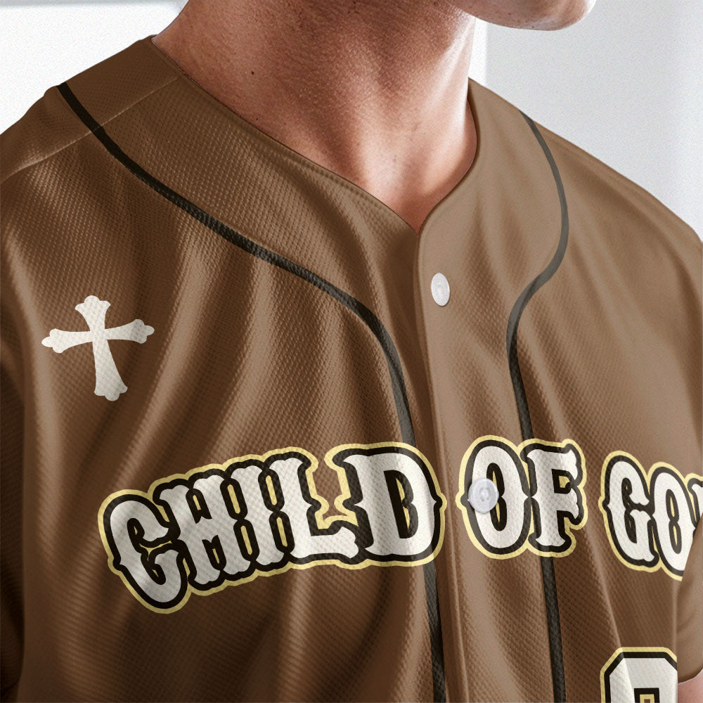 Child Of God  Baseball Jersey