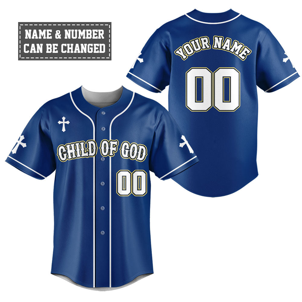 Child Of God  Baseball Jersey