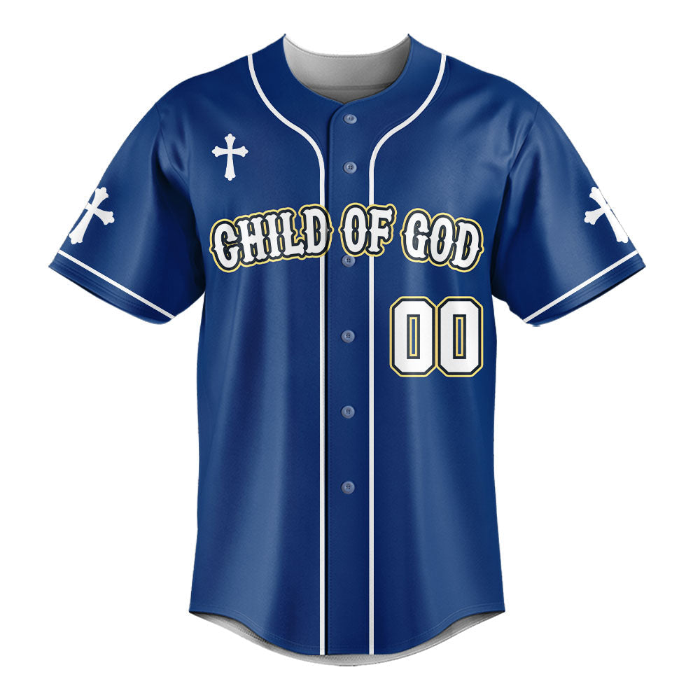 Child Of God  Baseball Jersey