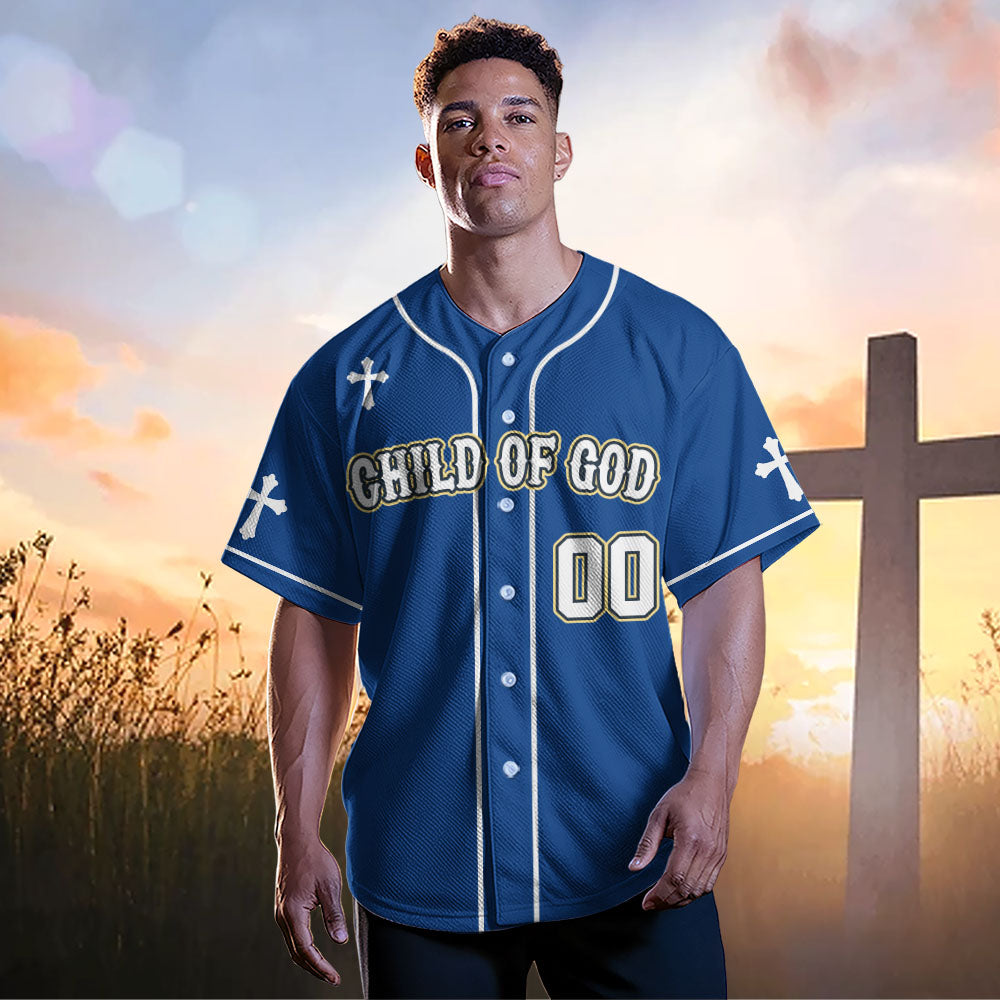 Child Of God  Baseball Jersey